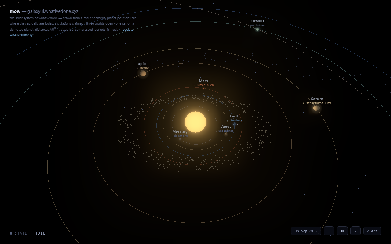 galaxyui solar system